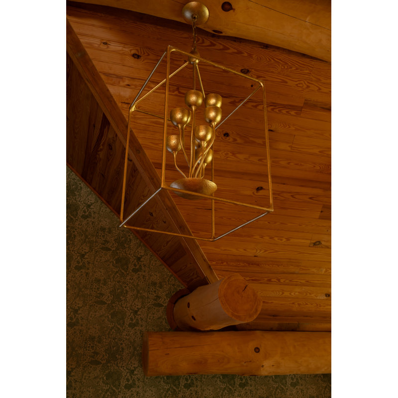 Westwood 12 - Light Chandelier, Vintage Gold Leaf