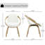 Chaise de bureau pivotante rembourrée 360 degrés-44419257