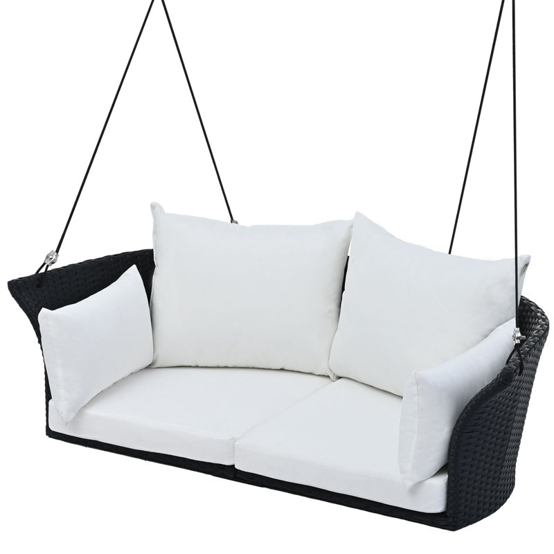 Balancelle double Marquesa, Noir / blanc