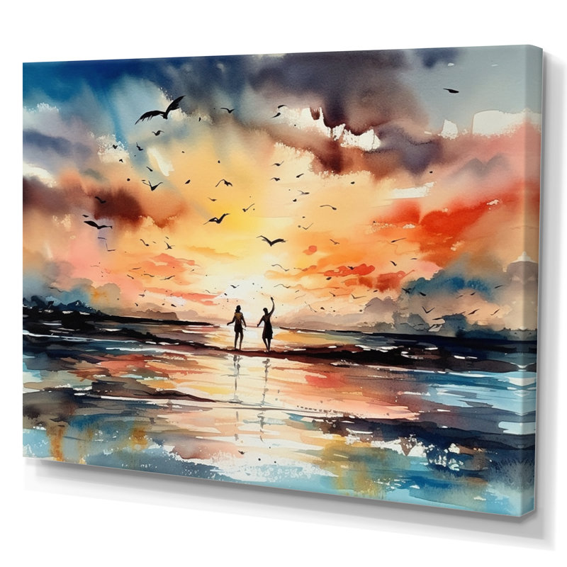 Honeymoon Tropical Paradise II, reproduction d'art sur toile, H 24 po x l 32 po x P 1 po, Toile tendue