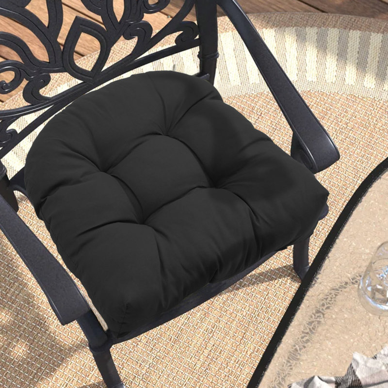 Garden Seat cushion, Black