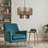 Aurelia 1-Light Two-Tier Geometric Mesh Pendant-299547859