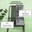 Chaises de véranda, chaises berçantes d'extérieur 2 pièces