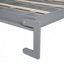 Grand lit escamotable mural avec armoires, gris-1278963703