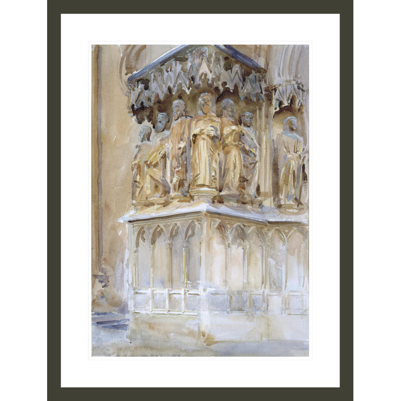 «Tarragona» par John Singer Sargent, impression giclée sur cadre, H 29,5 po x l 22,54 po