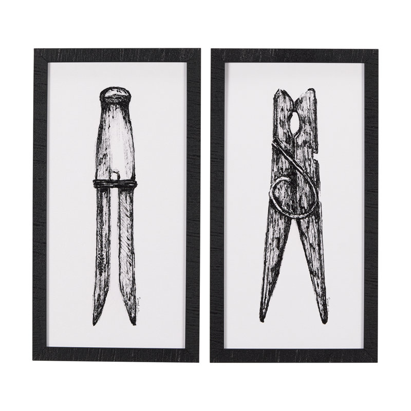 Reproduction d'art texturée encadrée rétro