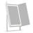 Lavish Tri Tone 360 Degree Tilt Vanity Mirror with Stand, Multiple Viewing Angles Desk Mirror-1309270348