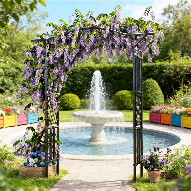Treillis arqué extérieur, arche de jardin