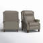 Fauteuil inclinable en cuir véritable Ambrosane-79515880