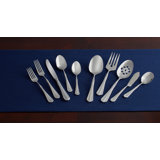 French Countryside 45-Piece 18/10 Stainless Steel Flatware Set, Service for 8