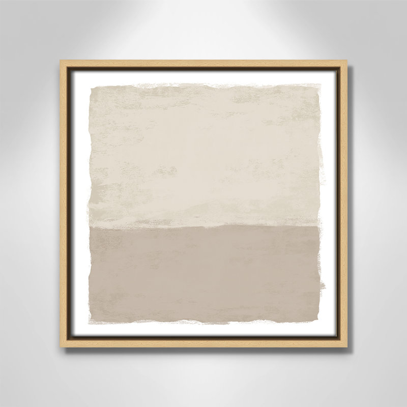 «Silent Sands II» par Natalie Carpentieri, Naturel, H 13,5 po x l 13,5 po