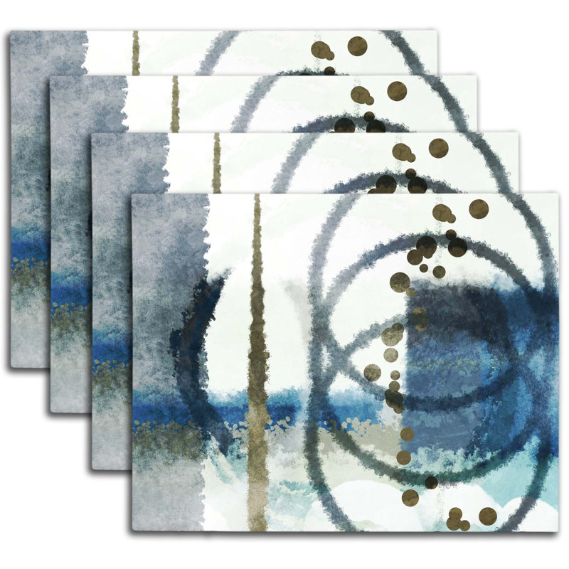 Napperon abstrait en polyester