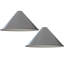 14.3cm H Metal Cone Lamp Shade ( Screw On )-331380791
