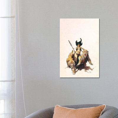 " The Huntress " by Frank Frazetta