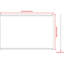 Grand miroir mural de salle de bain de 60 po x 40 po avec cadre en aluminium noyer, vision claire tout autour, pour salle de bain, salon, chambre à coucher, moderne et facile à accrocher-62228450-62228426