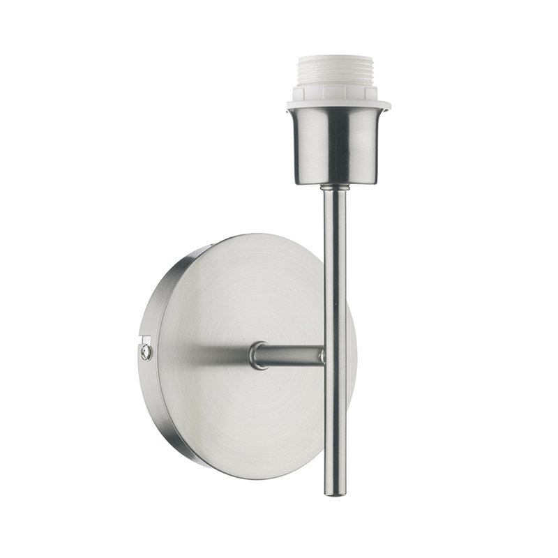 Paramus Armed Sconce, Satined chrome