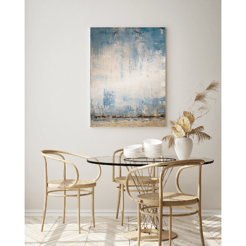 Summer Breeze - Artist Enhanced Canvas Print, Black Framed Canvas, 40" H x 30" W x 1.75" D