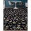 Tapis noir et rouge de haute qualité noué à la main