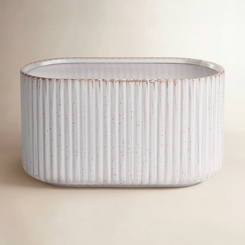 Williar Ceramic Pot Planter, 5.25" H x 9" W x 4.75" D
