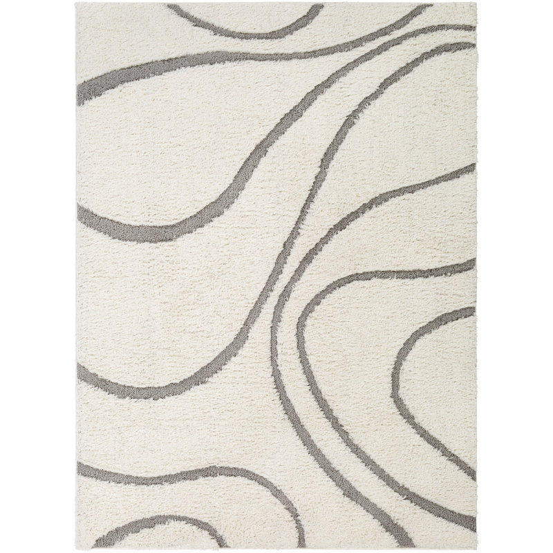 Clemmer Abstract Indoor Rug, Rectangle 7'10" x 10'