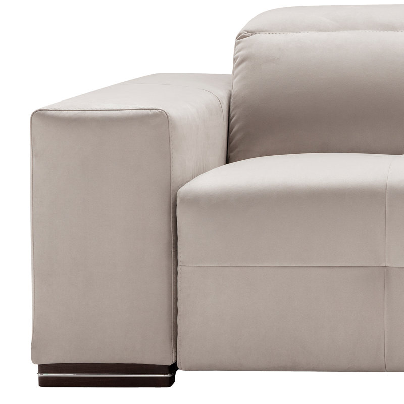 Canyonville Microfiber Loveseat In Light Gray