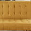 Canapé-lit capitonné en polyfibre 1 pièce-1347356862