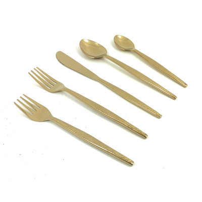 Everly Quinn Stainless Steel (18/0) Flatware Set - Service for 4
