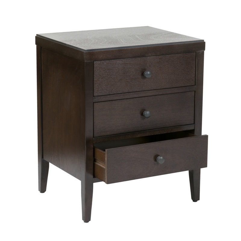 Table de chevet en bois Rushville, null