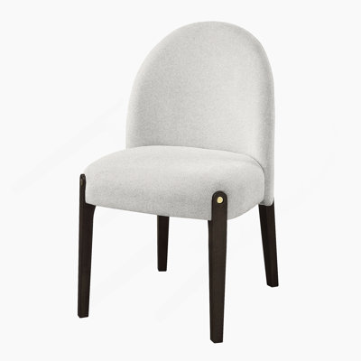 Clayten Beige Fabric Side Chair (Set of 2)