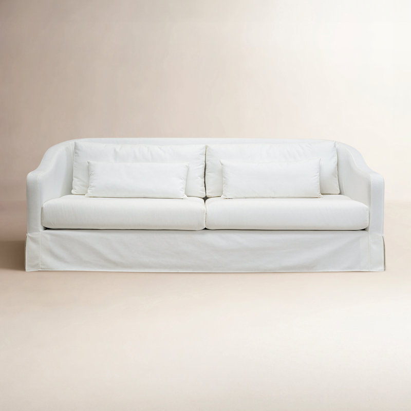 Canapé 3 places en tissu mélangé avec housse lavable Brinae
