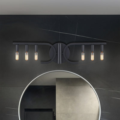 Éclairage de salle de bain à intensité variable 6 lumières Benslimane
