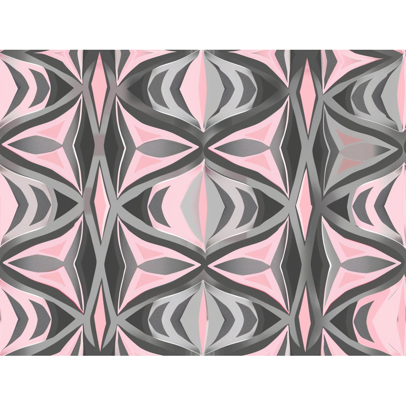 Jeté en molleton Geometrics - Jeté d'art pour canapés ou lits 12325, Grand lit
