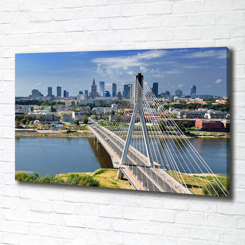 Warsaw Poland - Wrapped Canvas Print