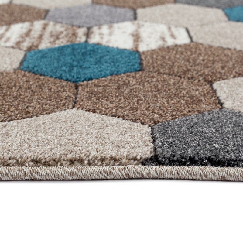 Artimacormick Geometric Indoor Rug, Rectangle 8' x 10'