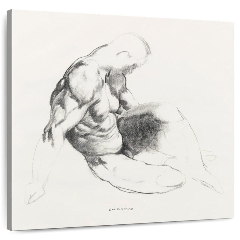 Leisha Male Torso 1916, 16" H x 16" W