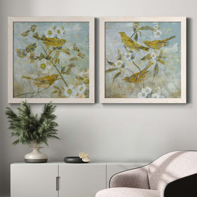 " Aviary Garden I " 2 - Pieces Painting Print