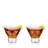 Viski Gem Crystal Martini Glasses