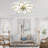36.22'' 7- Blade Dimmable LED Reversible Flush Mount Ceiling Fan With Remote And App-475644084-491028808