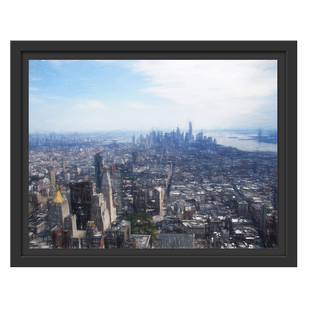 Gerahmtes Wandbild New York City Panorama