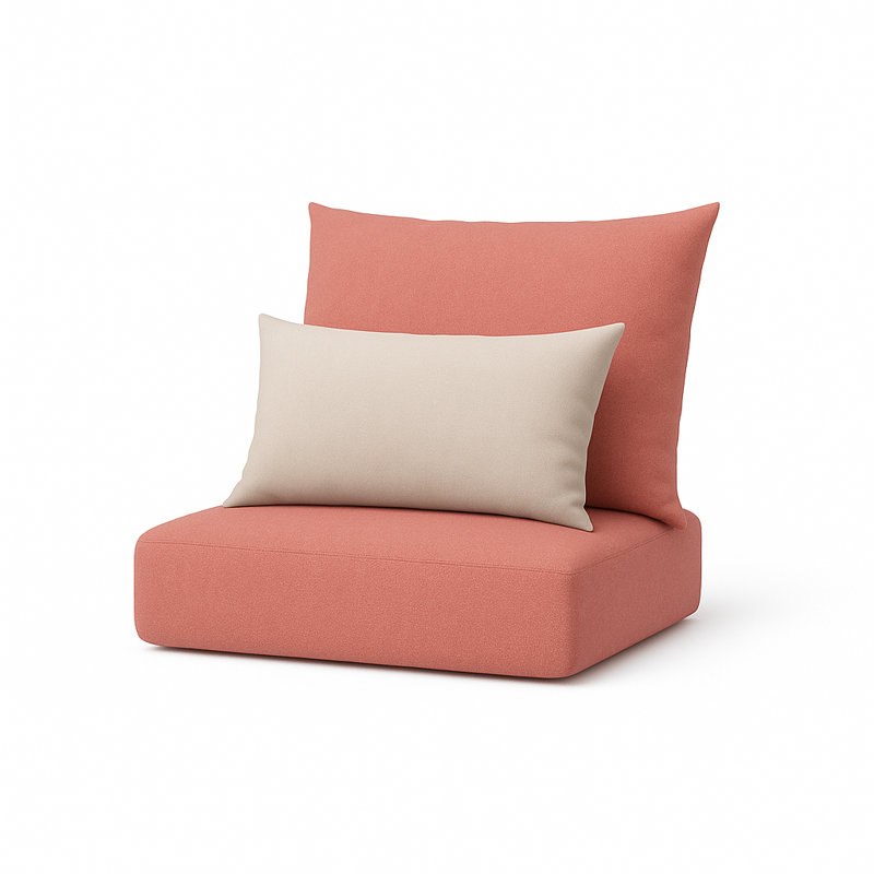 Castelli Outdoor Sunbrella Cushion Cover, Canvas Denim