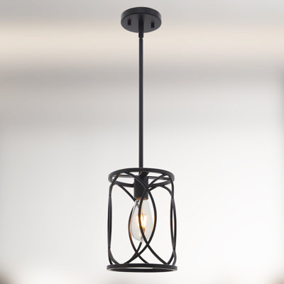 Luminaire suspendu cylindrique de cuisine 1 lumière