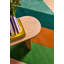 Hand Tufted Wool Striped Area Rug in Emerald/Ambe/Blue-1500251599