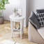 Table de bout avec tablettes de rangement à 2 niveaux-96434509