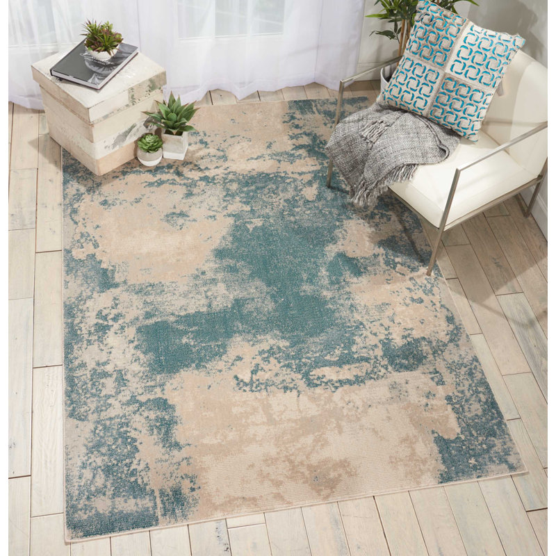 Diondre Abstract Indoor Rug, Rectangle 3'10" x 5'10"