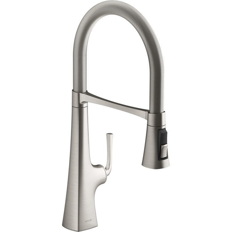 Graze Single Handle Kitchen Faucet with 21-9/16" Spout