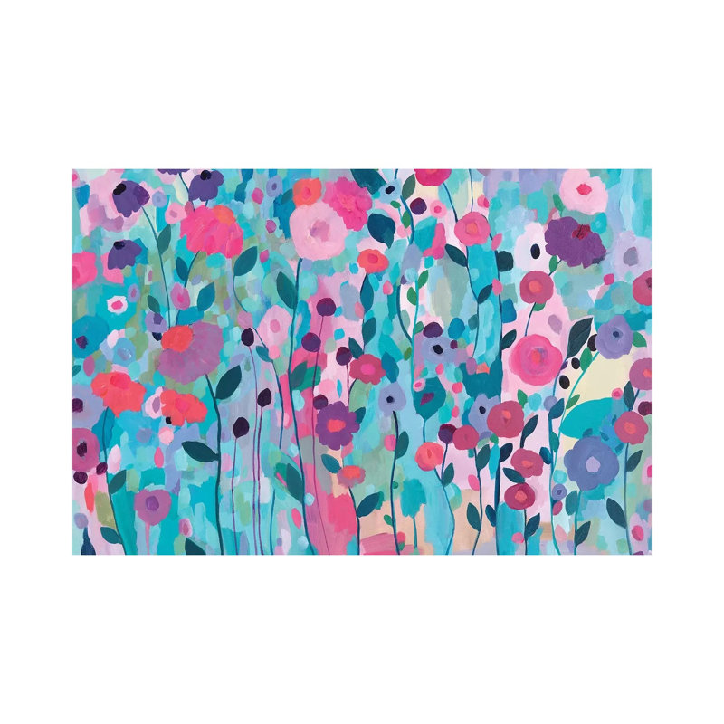 Joy Unleash by Carrie Schmitt - Wrapped Canvas Painting, 20.32 cm H x 30.48 cm W