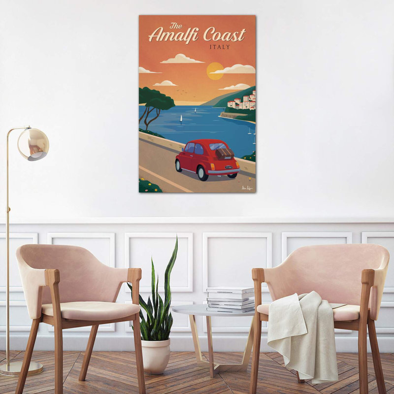 Amalfi Coast by IdeaStorm Studios - Wrapped Canvas Print, 101.6 cm H x 66.04 cm W x 1.91 cm D