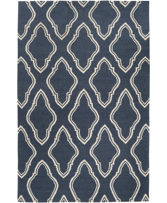 Larksville Wool Geometric Indoor Rug, Rectangle 8' x 11'