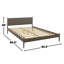 Lit plateforme Mid-Century-99903460-99903461