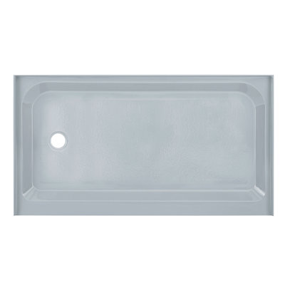 Voltaire 60" x 36"  Acrylic, Single-Threshold, Shower Base